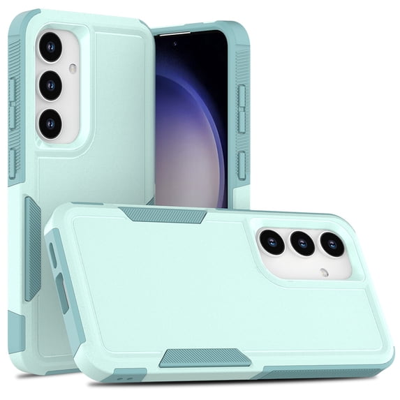 for Samsung Galaxy S23 FE Case,Heavy Duty Drop Protection Edge Raised Rugged Shockproof/Drop Proof/Dust Proof Military Protective Tough Durable Cell Phone Cover for Men Women,Mint