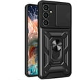 thumbnail image 1 of for Samsung Galaxy S23 FE Case with Slide Camera Cover for Men, Military Grade Drop Phone Cover Case with Ring Kickstand for Samsung Galaxy S23 FE SJ Black, 1 of 10