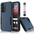 thumbnail image 1 of Samsung Galaxy S23 FE Case ,Sturdy Phone Case for Galaxy S23 FE 2023 6.4 inch ,Tekcoo Shockproof Protection Heavy Duty Armor Hard Plastic & Rubber Rugged Bumper 2-in-1 Case Cover -Dark Blue, 1 of 9