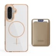 thumbnail image 1 of For Samsung Galaxy S23 FE Magnetic 2-in-1 Phone Case,with Magnetic Detachable Card Holder,Credit Card Slot,Compatible with Mag-Safe,Transparent Back,Shockproof Rugged Wallet Phone Case,Desertgold, 1 of 8