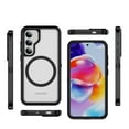 thumbnail image 1 of Samsung Galaxy S23 FE Phone Case,Phone case Samsung Galaxy S23 FE Magnetic Case [Compatible with MagSafe] Tough Rugged Matte Slim Shockproof Anti-Fingerprint Anti-Scratch Protective Cover,Black+Clear, 1 of 9
