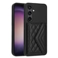 thumbnail image 1 of for Samsung Galaxy S23 FE Slim Case with Card Holders and Strap for Women, Samsung Galaxy S23 FE Phone Case Wallet PU Leather Kickstand RFID Blocking Flip Shockproof Wallet Case - Black, 1 of 11