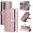thumbnail image 1 of for Samsung Galaxy S23 FE Wallet Flip Case, Classic PU Leather Card Slots with Lanyard Magnetic Closure Kickstand Drop Protective Soft TPU Inner Case Cover for Samsung Galaxy S23 FE, Rosegold, 1 of 6