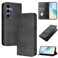 thumbnail image 1 of for Samsung Galaxy S23 FE Wallet Rugged Case, Premium PU Leather RFID Blocking Card Slots Kickstand Classic Full Body Protection Magnetic Function Durable Phone Cover for S23 FE, Black, 1 of 9