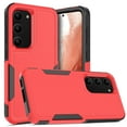 thumbnail image 1 of for Samsung Galaxy S23 Heavy Duty Case,Stylish 2 in 1 Military Grade Armor PC+TPU Silicone Hybrid Rugged Shockproof Glossy Grip Edge Protective Anti-Scratch Back Phone Cover,Red, 1 of 5