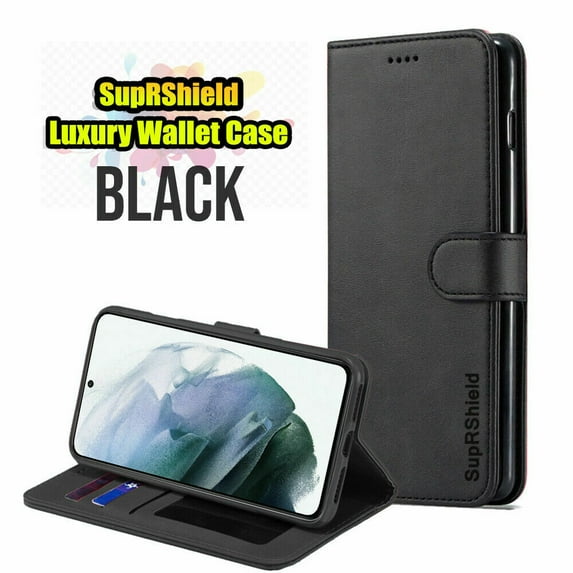 Samsung Galaxy S23 Plus 5G Case Smart View Supershield Wallet Flip Cover - Black