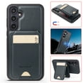 thumbnail image 1 of For Samsung Galaxy S23 Plus Case with 2 in 1 Detachable Magnetic Wallet RFlD Blocking Card Slots Pocket, Compatible MagSafe, Back Flip Kickstand Premium PU Leather Wireless Charging Phone Case,Black, 1 of 9