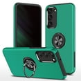 thumbnail image 1 of for Samsung Galaxy S23 Plus Case, 360° Rotatable Ring Holder Kickstand Dual Layer Military-Grade Drop Tested Protection Support Car Holder Mount Magnetic Absorbing Bumper Phone Case, Darkgreen, 1 of 7