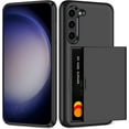 thumbnail image 1 of for Samsung Galaxy S23 Plus Case with Card Holder Heavy Duty Dual Layer Shockproof S23+ Plus Wallet Case Hidden Card Slot Slim Phone Case for Samsung S23 Plus for Women Men (Black), 1 of 14