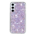 thumbnail image 1 of For Samsung Galaxy S23 Plus Case,Cute Glitter Bling Twinkle Stardust with Drop Protection Shockproof Soft TPU Slim Flexible Phone Case Girls/Women Protective case for Galaxy S23 Plus,Purple, 1 of 6