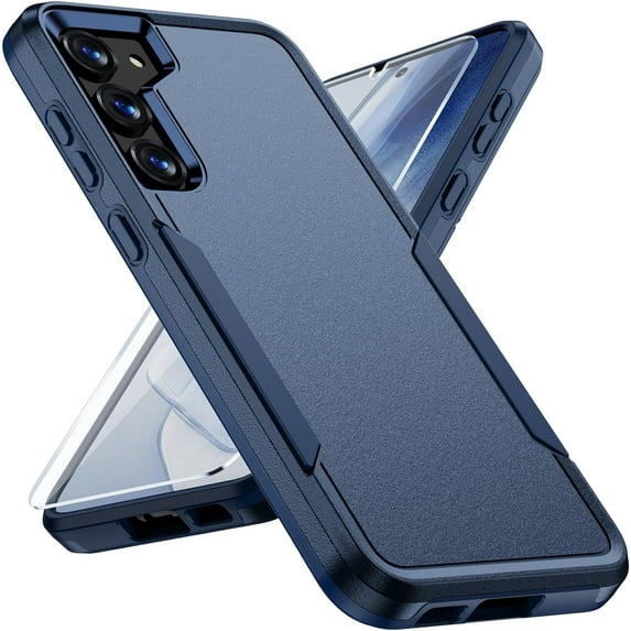 for Samsung Galaxy S23 Plus Case, Galaxy s23 Plus Case with Screen Protector Heavy Duty Durable Shockproof Protective Phone Case for Galaxy S23 Plus, Blue