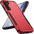 thumbnail image 1 of for Samsung Galaxy S23 Plus Case, Galaxy s23 Plus Case with Screen Protector Heavy Duty Durable Shockproof Protective Phone Case for Galaxy S23 Plus, Red, 1 of 13