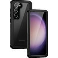 thumbnail image 1 of for Samsung Galaxy S23+ Plus Case, IP68 Waterproof Dustproof Case with Built-in Screen Protector, Rugged Full Body Shockproof Protective Cover for Galaxy S23 Plus 6.6 Inch, Black/Clear, 1 of 7