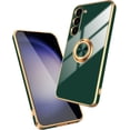 thumbnail image 1 of for Samsung Galaxy S23 Plus Case with Magnetic Ring Holder Soft TPU Electroplated Cover Shockproof Scratchproof Kickstand Slim Protective Phone Case for Galaxy S23+ Green, 1 of 12