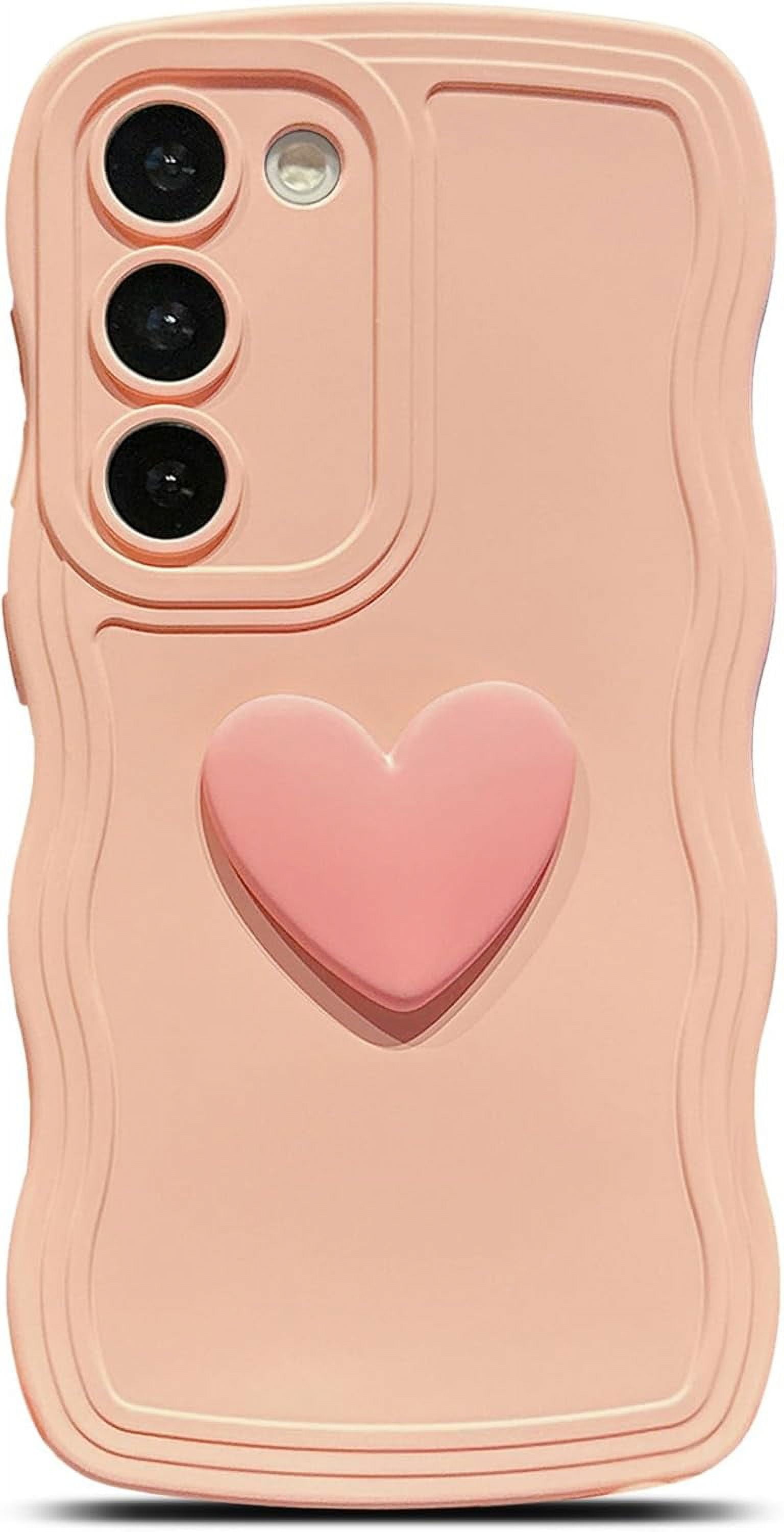 for Samsung Galaxy S23 Plus Case for Women, Cute Kawaii 3D Love Heart ...