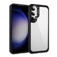 thumbnail image 1 of for Samsung Galaxy S23 Plus Clear Case, Non-Yellowing Shockproof Slim Phone Cover, Military-Grade Protection with Metal Lens Frame, Anti-Scratch Hard Case for Samsung Galaxy S23 Plus, Black, 1 of 7