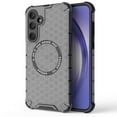 thumbnail image 1 of for Samsung Galaxy S23 Plus Phone Case, Magnetic Case [Compatible with Mag Safe] Translucent Honeycomb Pattern Slim Shockproof Anti-fall Anti-Fingerprint Protective Cover Case,Black, 1 of 1