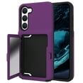 thumbnail image 1 of for Samsung Galaxy S23 Plus Wallet Case, Card Holder Slot Ultra Slim Thin Clear Flexible TPU Gel Rubber Soft Skin Silicone Protective Phone Case for Samsung Galaxy S23 Plus,Purple, 1 of 6