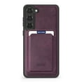 thumbnail image 1 of for Samsung Galaxy S23 Removable Wallet Case, Premium PU Leather Shockproof Protective Phone Case Support Wireless Chagring Back Magnetic Phone Cover with Detachable Card Holder Slots, Darkpurple, 1 of 8
