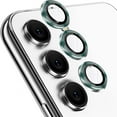 thumbnail image 1 of for Samsung Galaxy S23/S23 Plus Camera Lens Protector, 9H Tempered Glass Camera Cover Screen Protector Metal Individual Ring for Samsung Galaxy S23/S23+ 2023,Green, 1 of 3