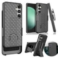 thumbnail image 1 of Samsung Galaxy S23 S23+ S23 Plus S23 Ultra S23 FE 5G 2023 Cases Cover Holster Belt, Tekcoo Shock Absorbing Locking Clip Defender Heavy Full Body Kickstand Carrying Armor Cases Cover -Black, 1 of 8