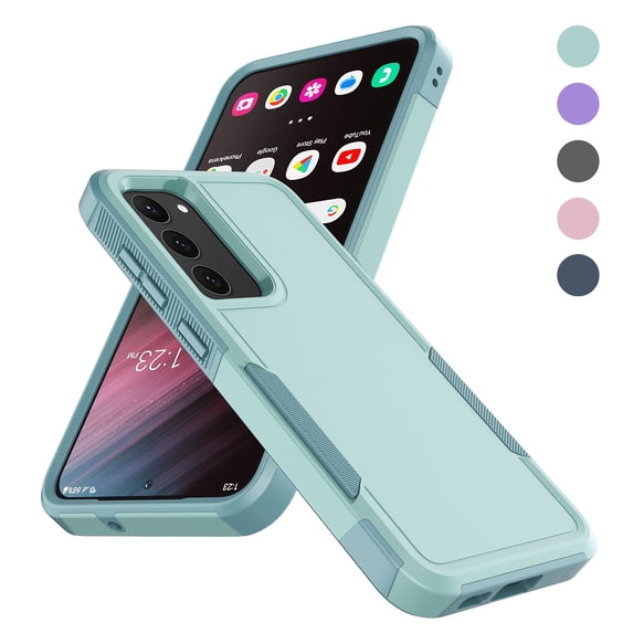 For Samsung Galaxy S23,S23 Ultra 5G Case ,Sturdy Phone Case for Galaxy S23 5G 6.1 inch ,Takfox Shockproof Protection Heavy Duty Armor Hard Plastic & Rubber Rugged Bumper 2-in-1 Case Cover,Green