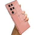 thumbnail image 1 of Samsung Galaxy S23 Ultra 5G Case Love Heart 6D Plating Electroplate Luxury Elegant Case Camera Protector Soft TPU Shockproof Protective Corner Back Cover -Pink, 1 of 10