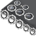 thumbnail image 1 of for Samsung Galaxy S23 Ultra Camera Lens Protector, 9H Tempered Glass Anti-Scratch Metal Ring Camera Screen Protector, for Samsung Galaxy S23 Ultra 5G 2023,Silver, 1 of 5