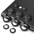 thumbnail image 1 of for Samsung Galaxy S23 Ultra Camera Lens Protector, 9H Tempered Glass Camera Cover Screen Protector Metal Individual Ring for Samsung Galaxy S23 Ultra 6.8 inch 5G 2023,Black, 1 of 4