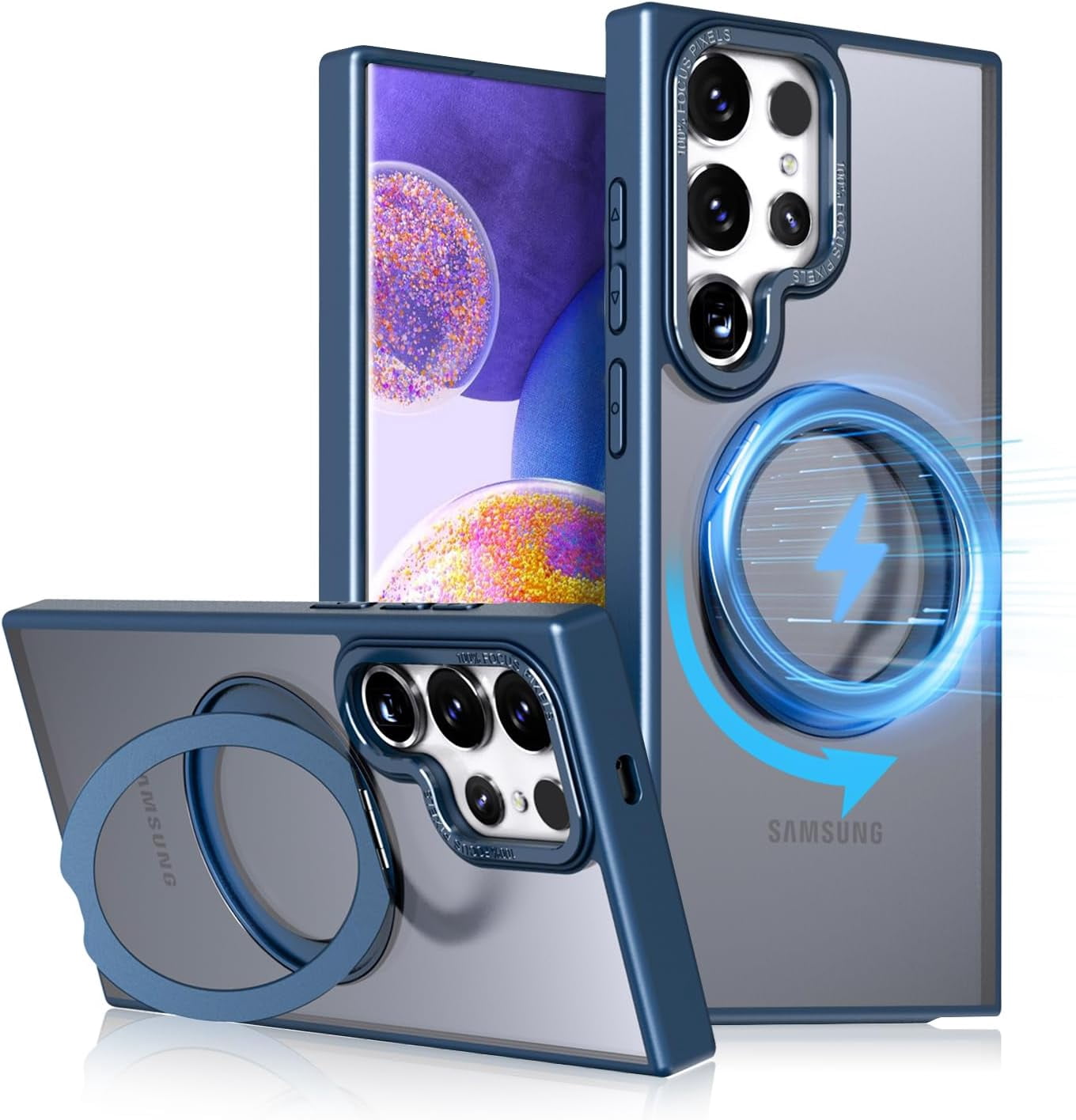 for Samsung Galaxy S23 Ultra Case, [Compatible with Magsafe][Built in ...
