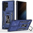 thumbnail image 1 of for Samsung Galaxy S23 Ultra Case with Kickstand and Slide Camera Cover [ Military-Grade ] Full Body Drop Tested Protective Cover for Samsung Galaxy S23 Ultra(2023) (Z_Blue), 1 of 15