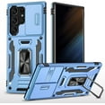 thumbnail image 1 of for Samsung Galaxy S23 Ultra Case with Kickstand and Slide Camera Cover [ Military-Grade ] Full Body Drop Tested Protective Cover for Samsung Galaxy S23 Ultra(2023) (Z_NavyBlue), 1 of 15