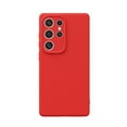 thumbnail image 1 of for Samsung Galaxy S23 Ultra Case, Slim Liquid Silicone Full Covered Soft TPU Gel Rubber Shockproof Protective Cover with Anti-Scratch Microfiber Lining for Samsung Galaxy S23 Ultra, Red, 1 of 9
