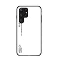 thumbnail image 1 of for Samsung Galaxy S23 Ultra Case,Tempered Glass Gradient Color Pattern + TPU Frame Hybrid Slim case for Samsung Galaxy S23 Ultra 6.8 inch, Case Anti-Scratch Anti-Drop Anti-fingerprint, White, 1 of 8
