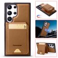 thumbnail image 1 of for Samsung Galaxy S23 Ultra Case Wallet with Card Holder for Women Men Compatible with Magsafe Wallet Detachable Magnetic 2 in 1 Stand Credit Card Slots PU Leather Shockproof Phone case-Off, Brown, 1 of 9