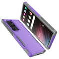 thumbnail image 1 of For Samsung Galaxy S23 Ultra Phone Case, Ebizware Dual Layer Shockproof Case [Military Grade Drop Tested] Heavy Duty Full Body Protective Cover for Galaxy S23 Ultra -Purple, 1 of 8