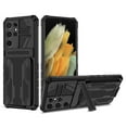 thumbnail image 1 of for Samsung Galaxy S23 Ultra Wallet Case, with Credit Card Holder Stand Kickstand Slim Rugged Shockproof Heavy Duty Defender Armor Military Grade Protective Case for Samsung Galaxy S23 Ultra,Black, 1 of 9