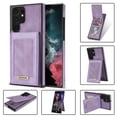 thumbnail image 1 of for Samsung Galaxy S23 Ultra Wallet Case, Durable Magnetic Back Flip PU Leather Case with Kickstand & RFID BLOCKING Card Slot Holder Shockproof Cover for Samsung Galaxy S23 Ultra, Purple, 1 of 8