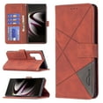 thumbnail image 1 of for Samsung Galaxy S23 Ultra Wallet Case, Premium PU Leather Flip Folio Cover with Card Slots Holder Magnetic Clasp Kickstand, Soft TPU Shockproof Lens Protection Case, Brown, 1 of 6