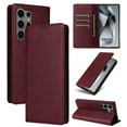 thumbnail image 1 of for Samsung Galaxy S23 Ultra Wallet Case with RFID Blocking Credit Card Holder, Magnetic Closure PU Leather Folio Flip Kickstand Shockproof Cover Women Men for Samsung Galaxy S23 Ultra,Winered, 1 of 8