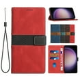 thumbnail image 1 of for Samsung Galaxy S23 Ultra Wallet Flip Cases Cover,[RFID Blocking][Card Holder/Cash Slots][Magnetic Clasp] Stand Retro Premium PU Leather Shockproof Folio Phone Case with Wrist Strap,Red, 1 of 8