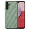 thumbnail image 1 of for Samsung Galaxy S24 Case, Carbon Fiber Leather Slim Protective Cover, Full Protection Strong Impact Resistance Smartphone Protection for Samsung Galaxy S24, Green, 1 of 10