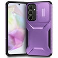 thumbnail image 1 of for Samsung Galaxy S24 Case: Dual Layer Protective Heavy Duty Camera Lens Slide Cover Shockproof Rugged - Military Protection Bumper Tough Grip Phone Case For Samsung Galaxy S24,Purple, 1 of 7
