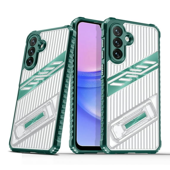 For Samsung Galaxy S24 Case for Men,Heavy Duty Corner Enhanced Protection with Kickstand Shockproof Anti-Scratch Slim Fit Lightweight Sturdy Hard Cover for Samsung Galaxy S24,Darkgreen
