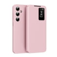 thumbnail image 1 of For Samsung Galaxy S24 Case PU Leather Flip Case,With Intelligent Window,With Card Holder,Anti-fall Rugged Shockproof Protective Phone Case Cover for Samsung Galaxy S24,Pink, 1 of 7
