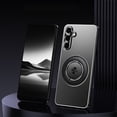 thumbnail image 1 of for Samsung Galaxy S24 Case with Rotatable Ring Stand, [Support Magnetic Car Mount] [Military Grade Drop Protection] Shockproof Protective Rugged Phone Case for Samsung Galaxy S24, Black, 1 of 11