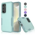thumbnail image 1 of Samsung Galaxy S24 Case ,Sturdy Phone Case for Galaxy S24 2024 6.2 inch ,Tekcoo Shockproof Protection Heavy Duty Armor Hard Plastic & Rubber Rugged Bumper 2-in-1 Case Cover -Mint, 1 of 8