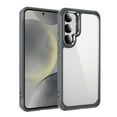 thumbnail image 1 of for Samsung Galaxy S24+ Clear Case, Non-Yellowing Shockproof Slim Phone Cover, Military-Grade Protection with Metal Lens Frame, Anti-Scratch Hard Case for Samsung Galaxy S24+, Gray, 1 of 7