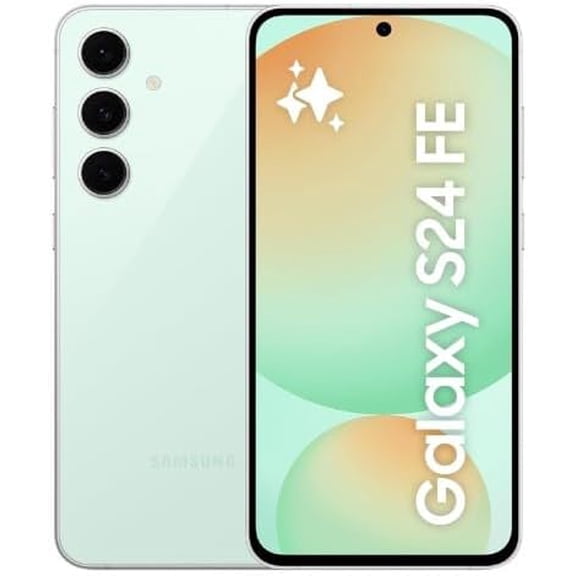 Samsung Galaxy S24 FE 5G with Galaxy AI (2024) 128GB + 8GB RAM | 6.7" Dynamic AMOLED 120Hz Display | GSM Unlocked International Version Dual SIM Smart Phone | Brand New
