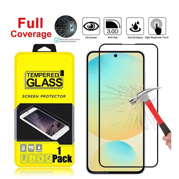 For Samsung Galaxy S24 FE 5G Screen Protector, Takfox HD Clear Tempered Glass, Easy Installation, Touch Sensitive, Scratch Resistant, Bubble-Free for Galaxy S24 FE Glass Screen Protector
